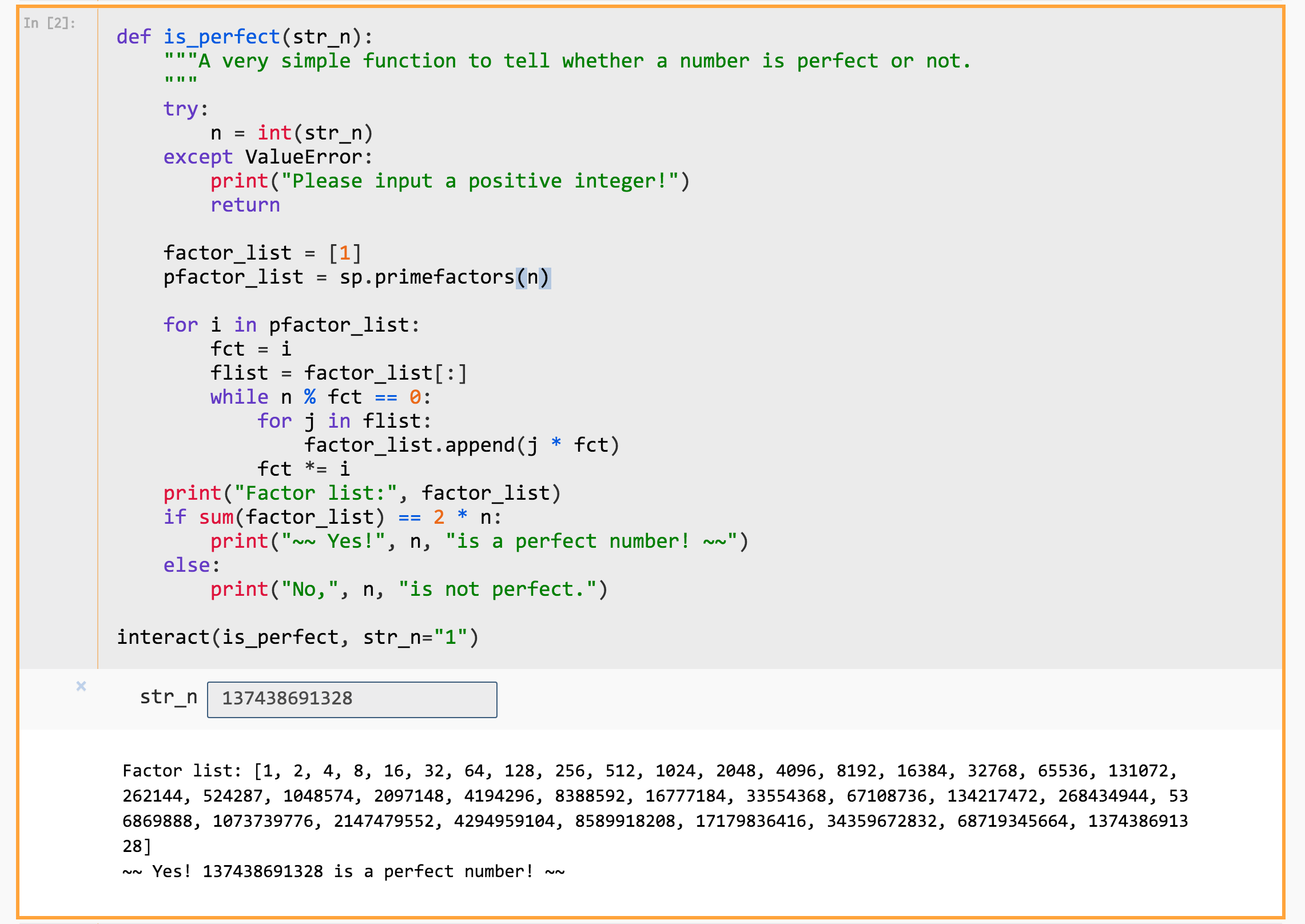 Figure: Notebook code blocks.